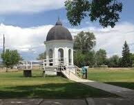 Uintah Tabernacle Cupola in park